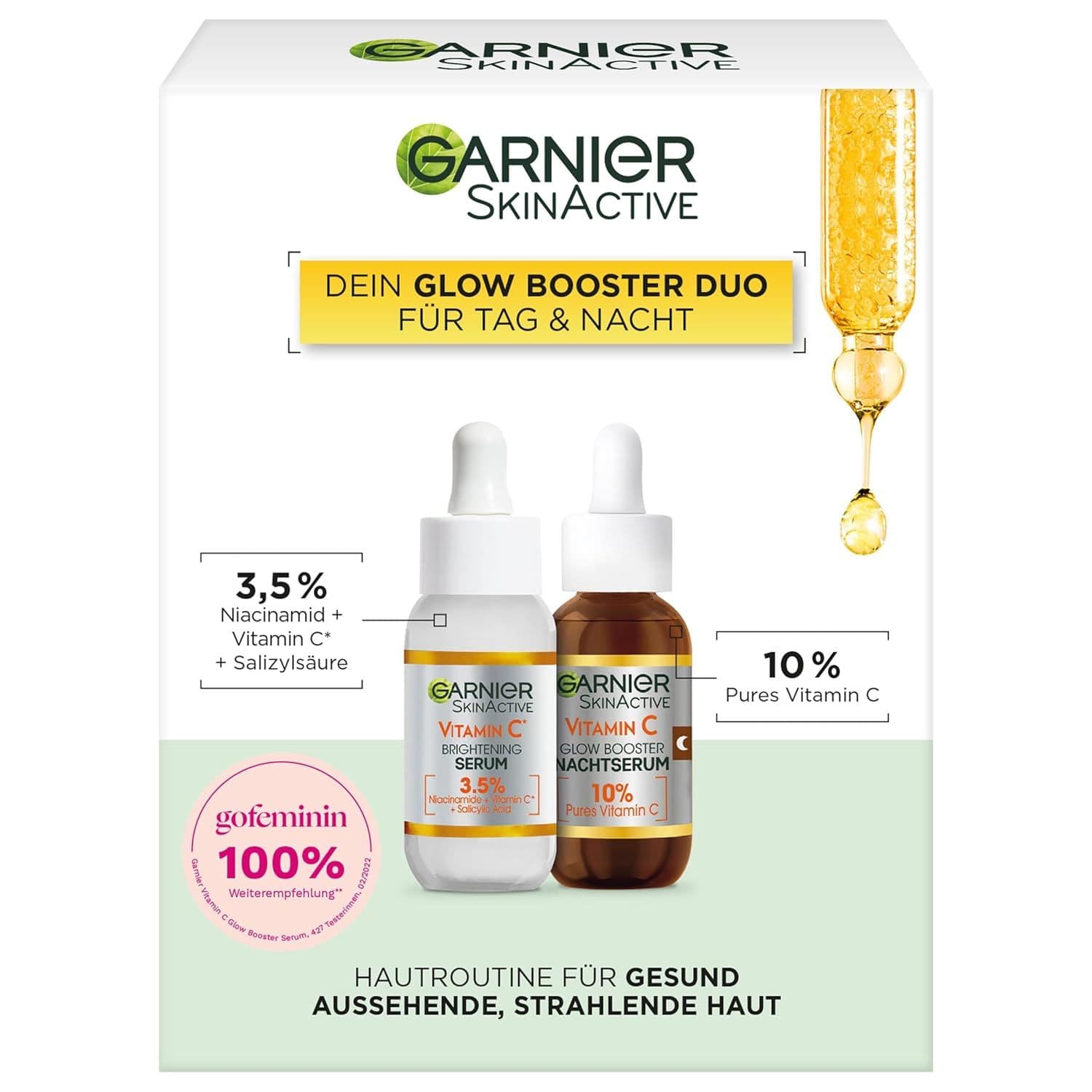 Siero duo giorno e notte Garnier Vitamin C Glow Booster