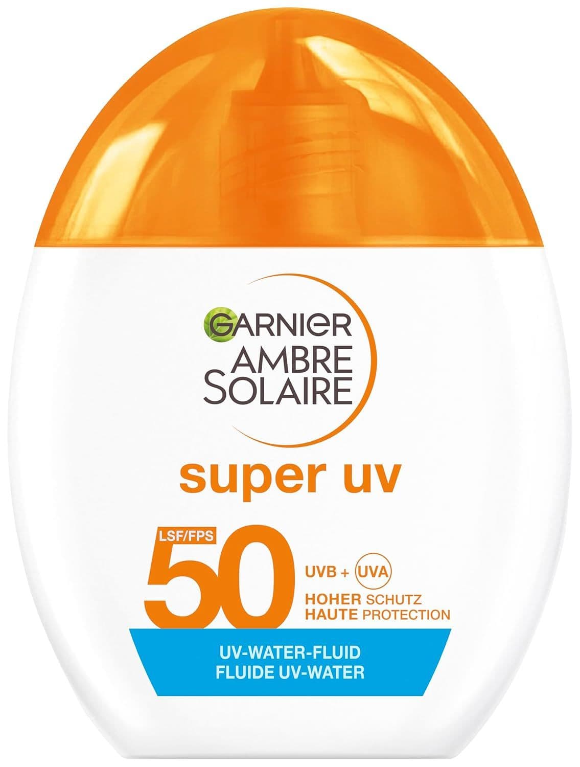 Garnier Ambre Solaire Super UV Fluido viso UV Water SPF 50