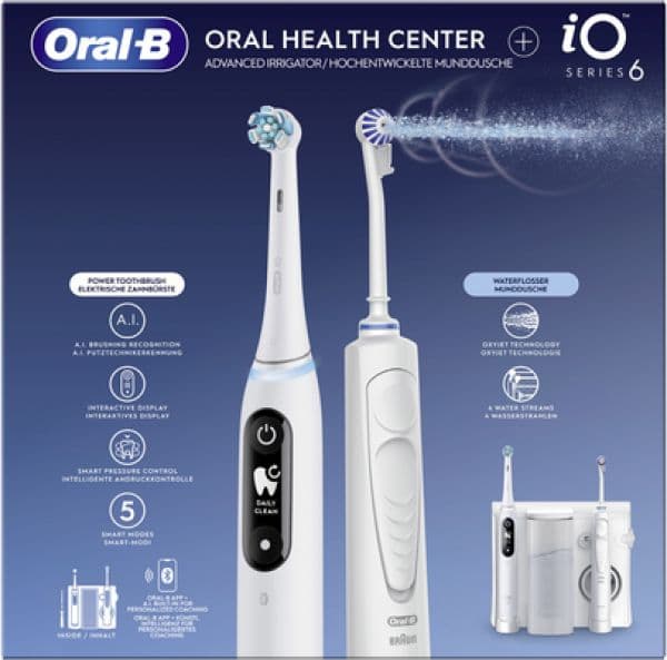 Oral-B Oral Health Center Idropulsore + Spazzolino Elettrico Io 6