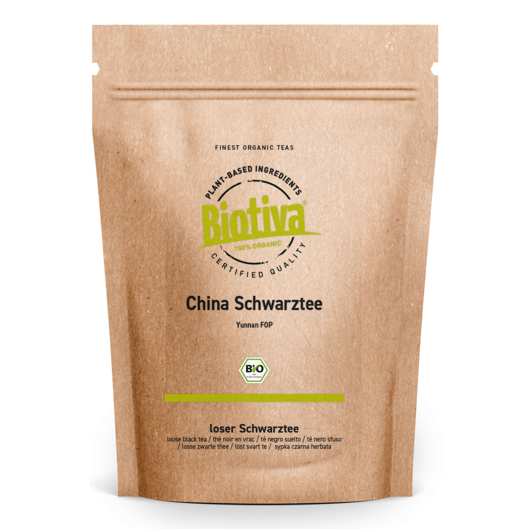 Biotiva Tè Nero Cinese Yunnan FOP