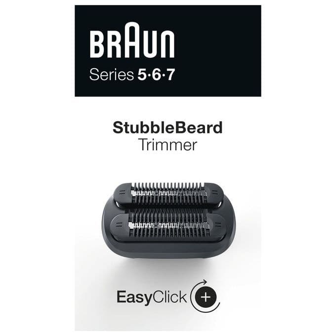 Braun EasyClick Accessorio Rifinitore Effetto Barba Incolta Per Rasoio Elettrico Series 5, 6 E 7 (N