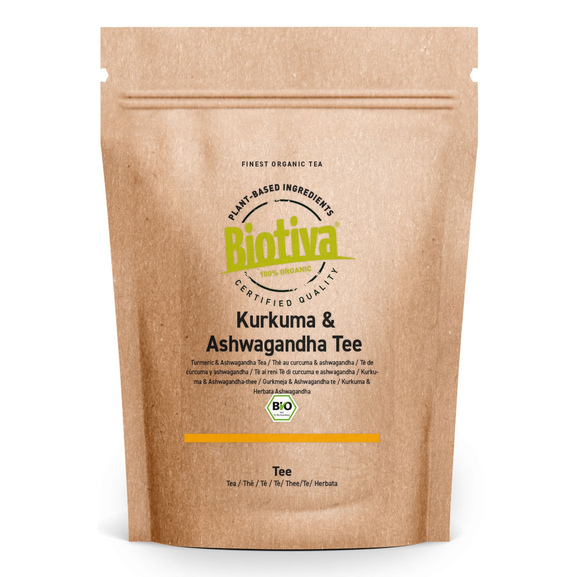 Biotiva Tè Alla Curcuma E Ashwagandha Biologico