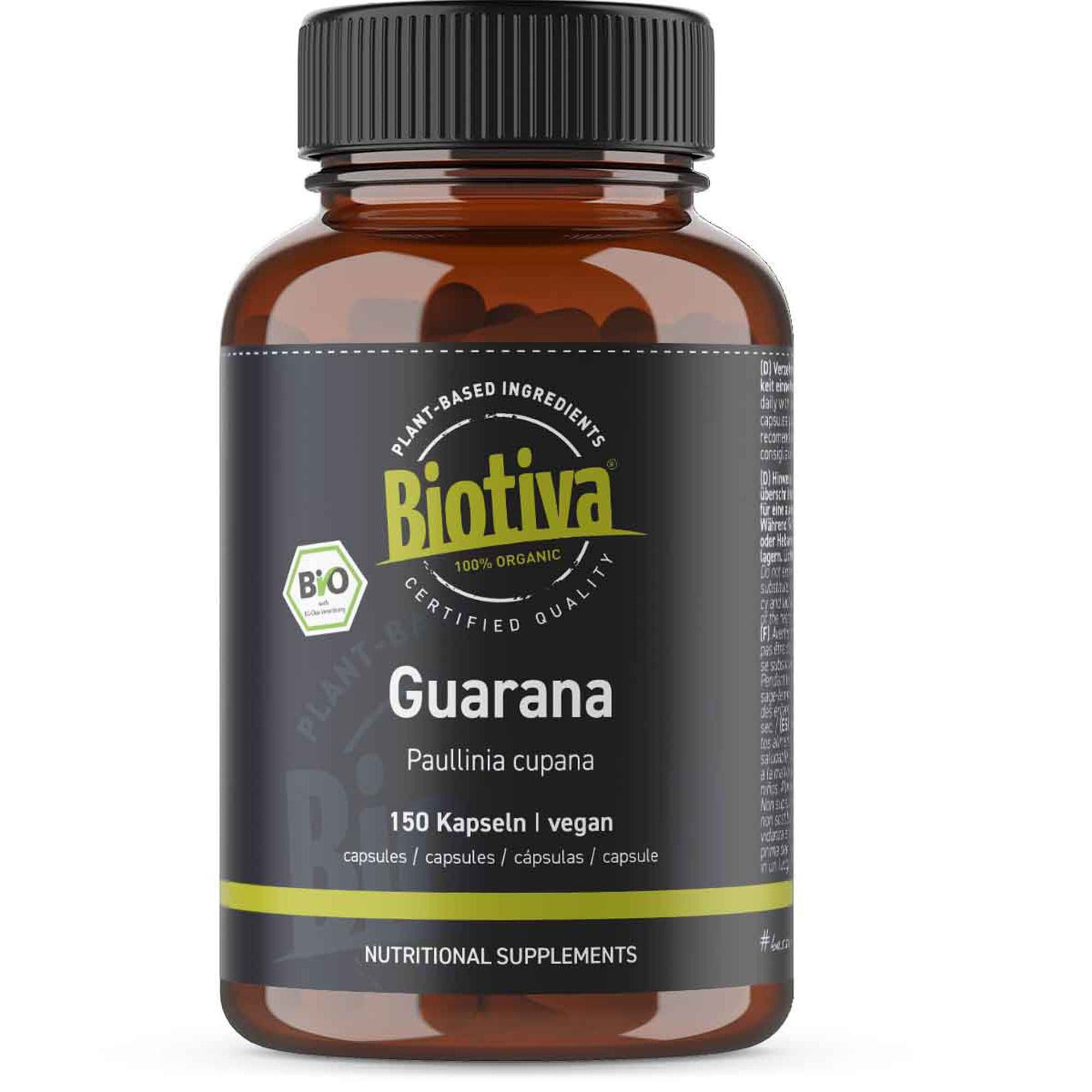 Capsule di Guaranà Biotiva biologico