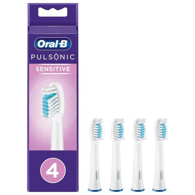 Oral-B Pulsonic Sensitive 4 pz Bianco