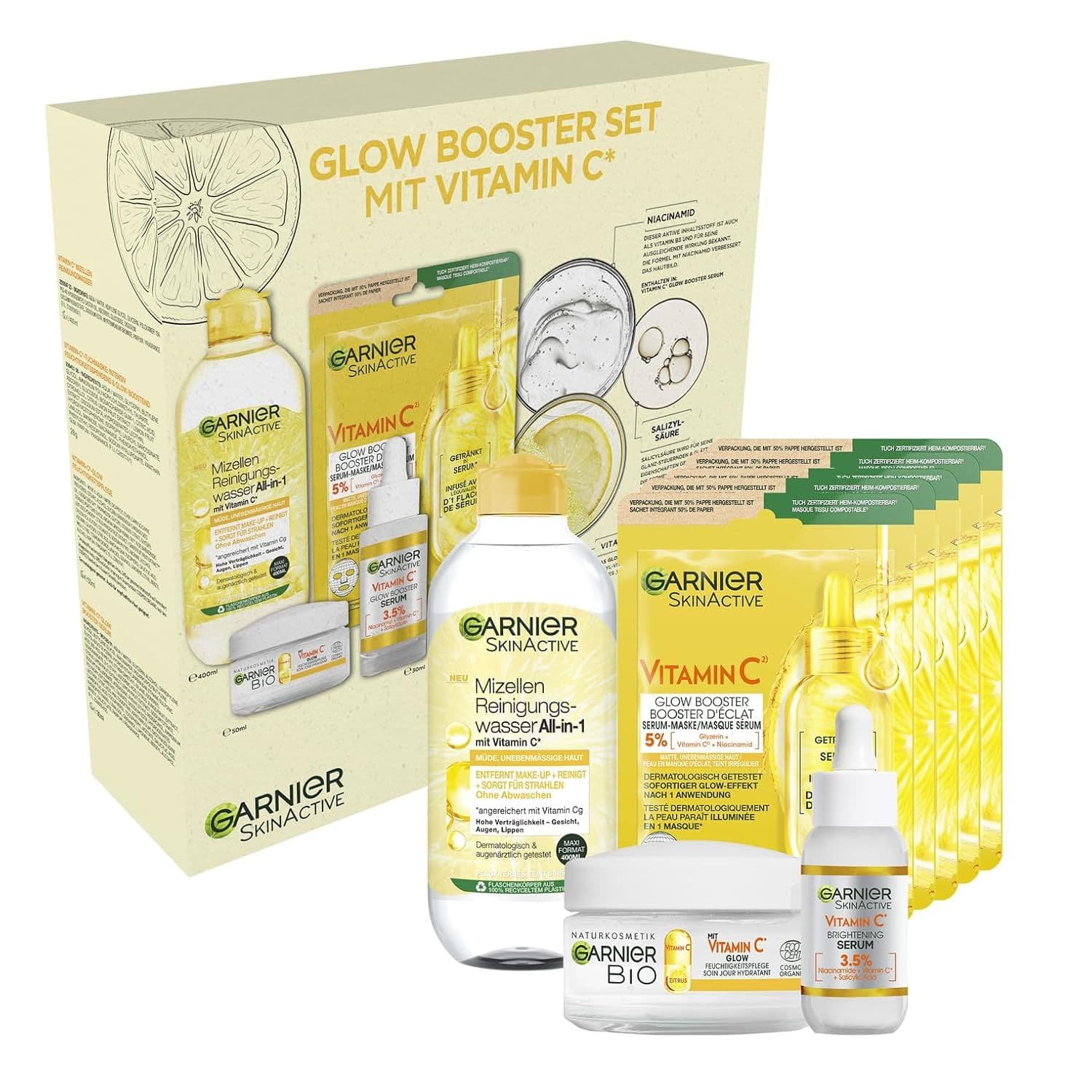 Garnier SkinActive Set trattamento Vitamina C 4 pezzi