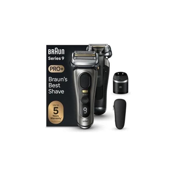 Braun Series 9 Pro+ 9565cc Wet  Dry Rasoio Trimmer Metallico