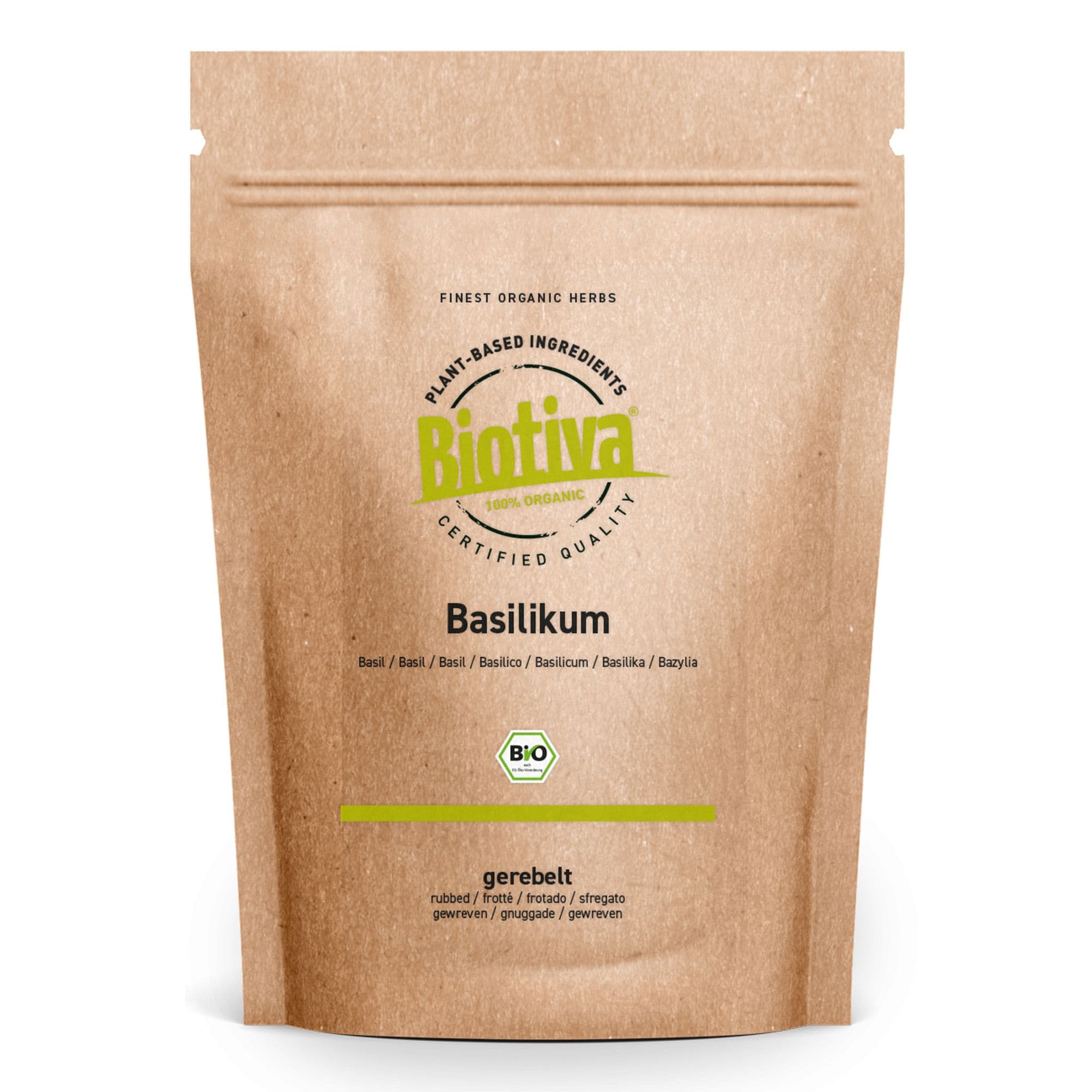 Biotiva Basilico strofinato biologico