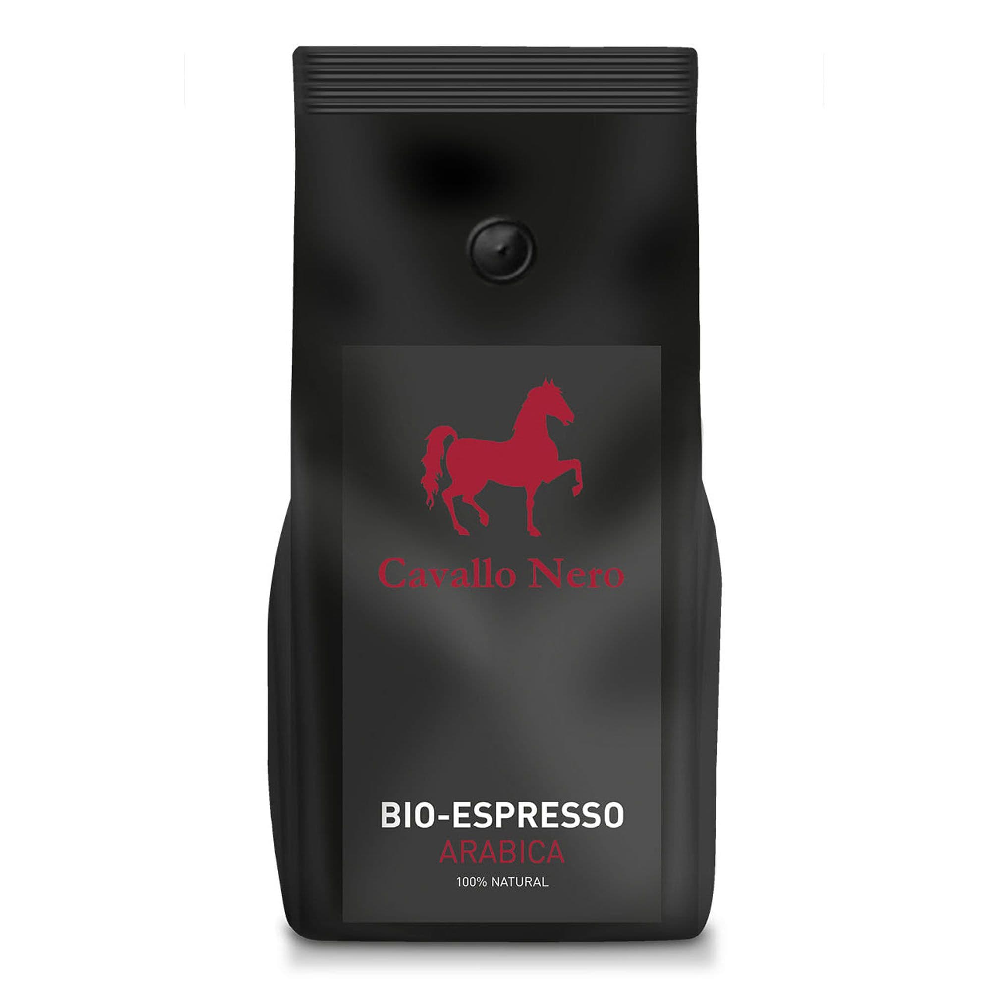 Biotiva Cavallo Nero Espresso Arabica in grani biologico