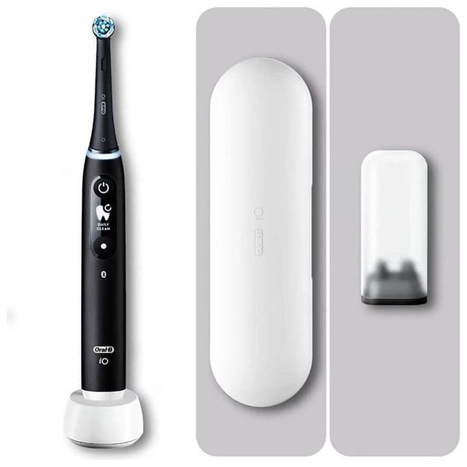 Oral-B iO Series 6 Adulto Spazzolino rotante Nero