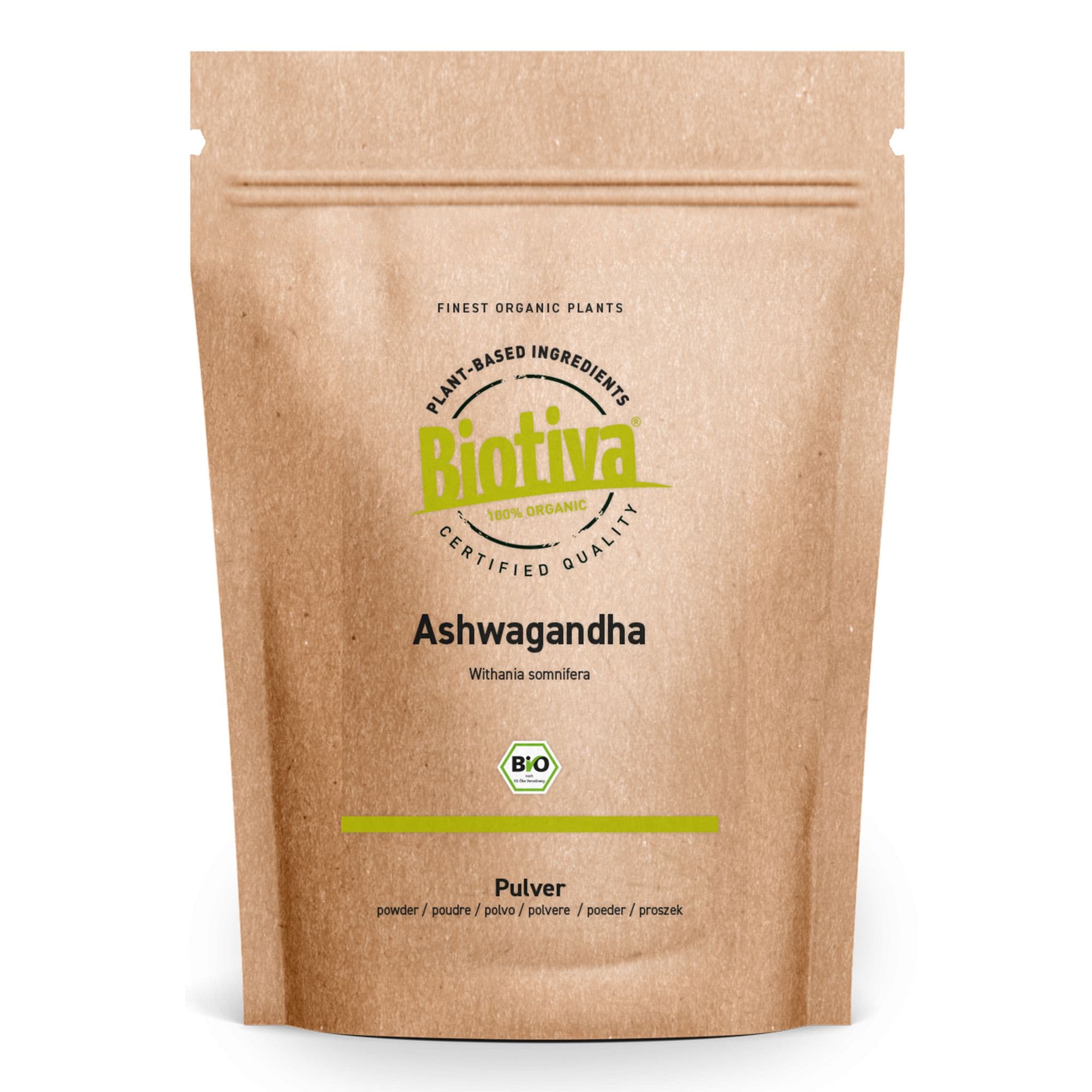 Biotiva Ashwagandha in polvere biologica