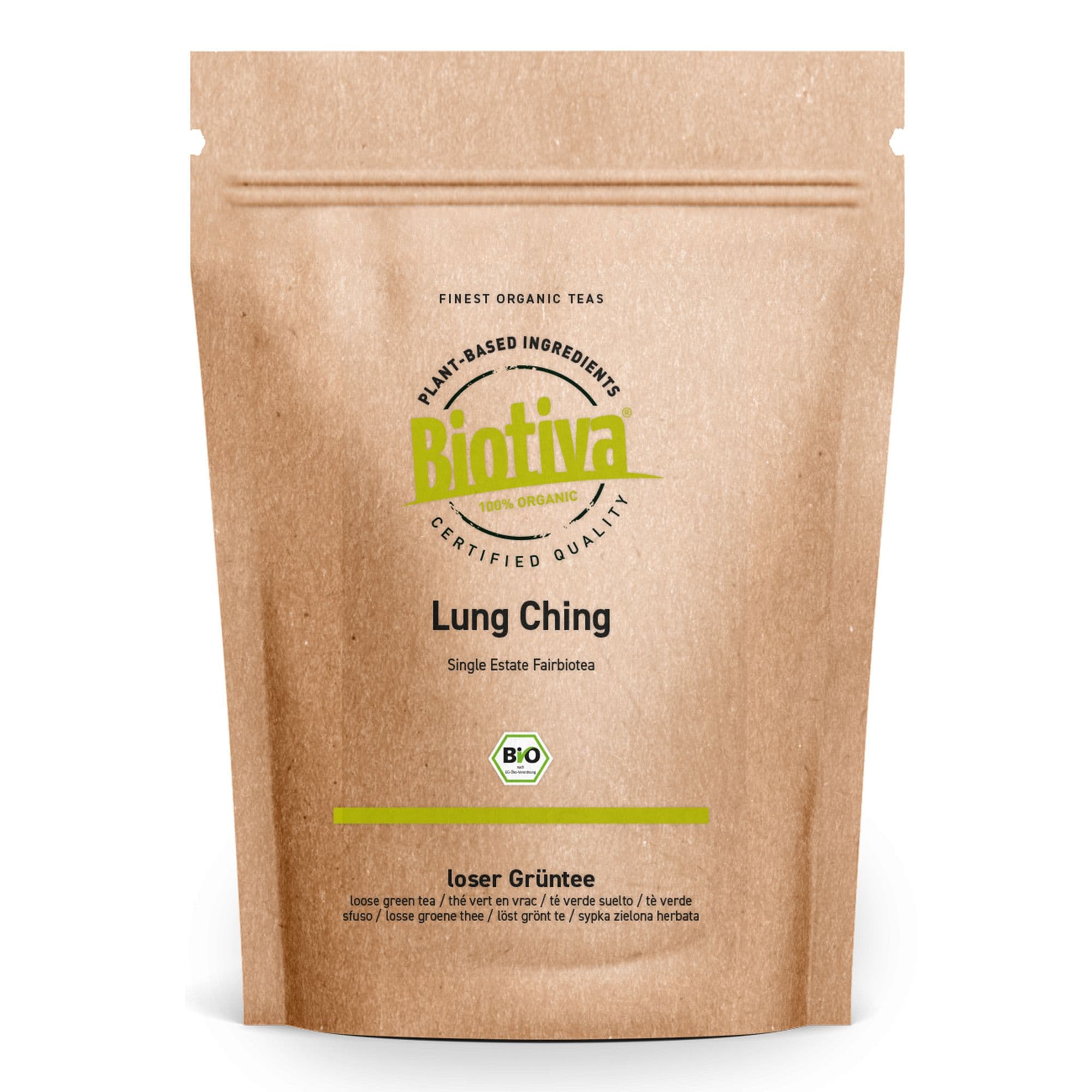 Biotiva Tè verde Lung Ching biologico