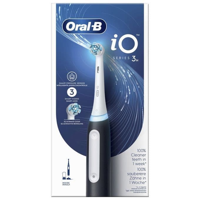 Oral-B iO 8006540730744 spazzolino elettrico Adulto Spazzolino a vibrazione Nero