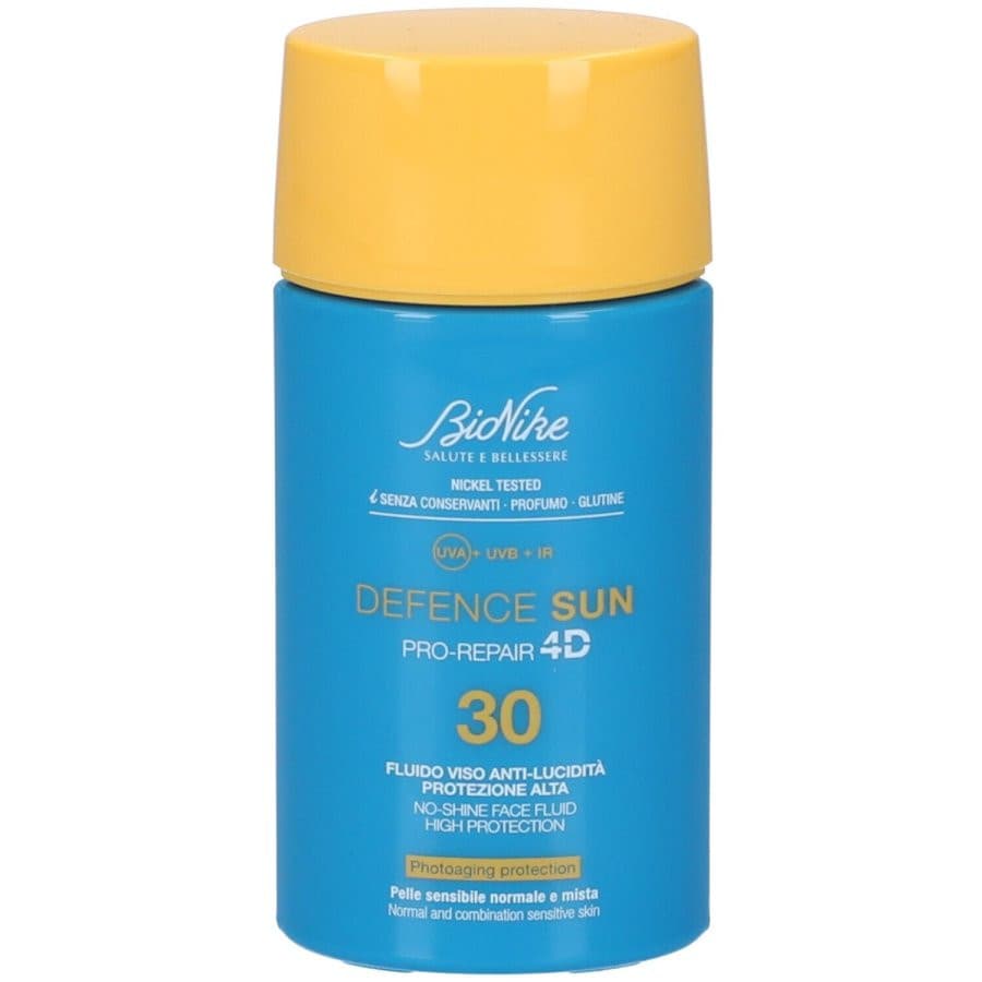 Defence Sun Fluido Viso Anti-Lucidità SPF 50+ Effetto Opacizzante 50 ml - Bionike