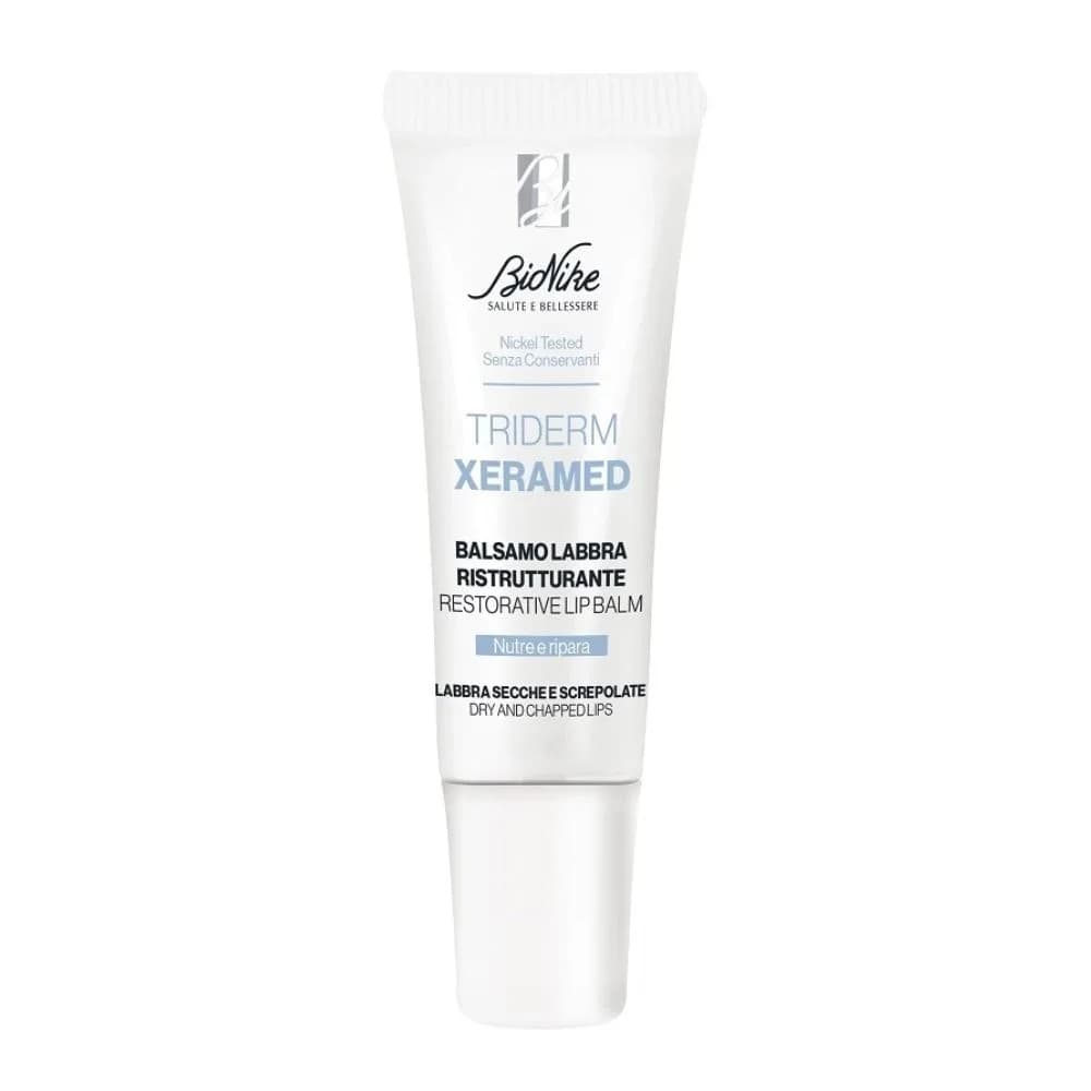 Triderm Xeramed Balsamo Labbra Secche e Screpolate con Burro di Karitè e Vitamina E 10 ml - Bionike