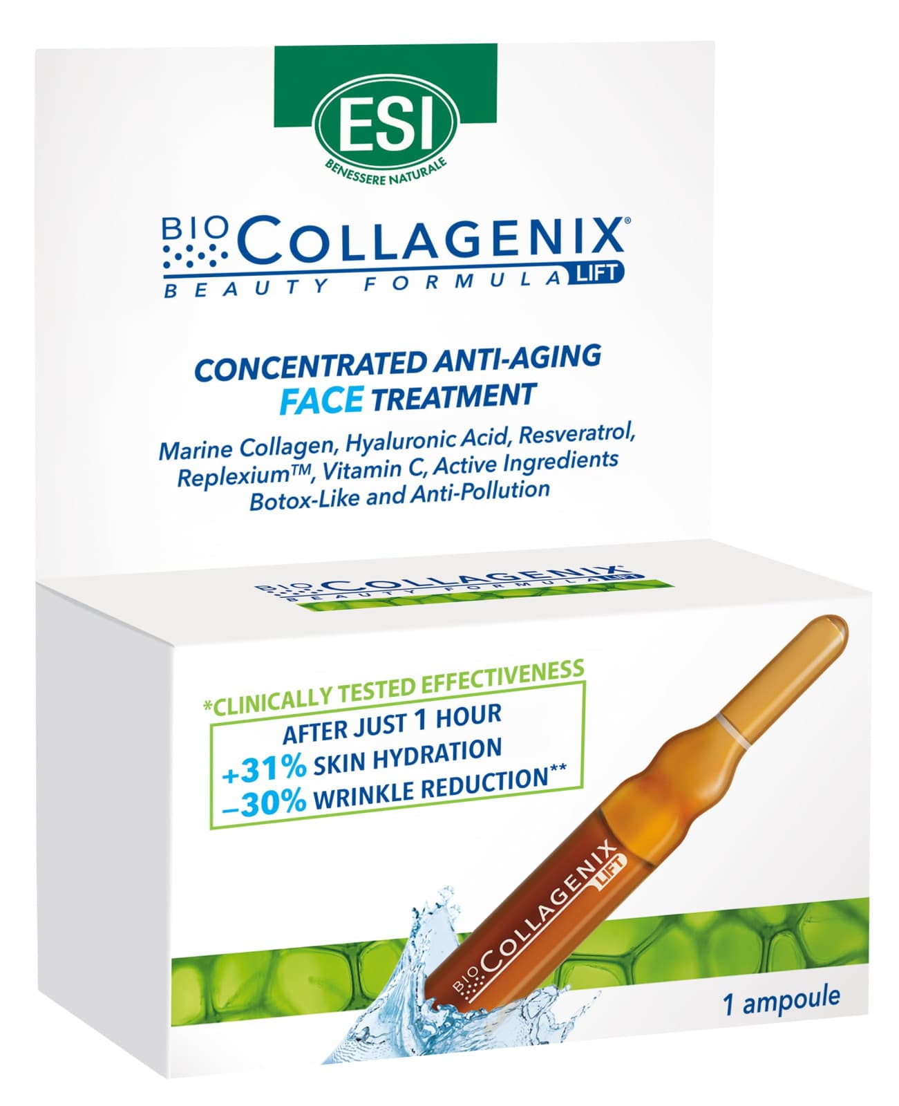 ESI Biocollagenix Trattamento viso concentrato anti-età in ampolla 1,8 ml - ESI