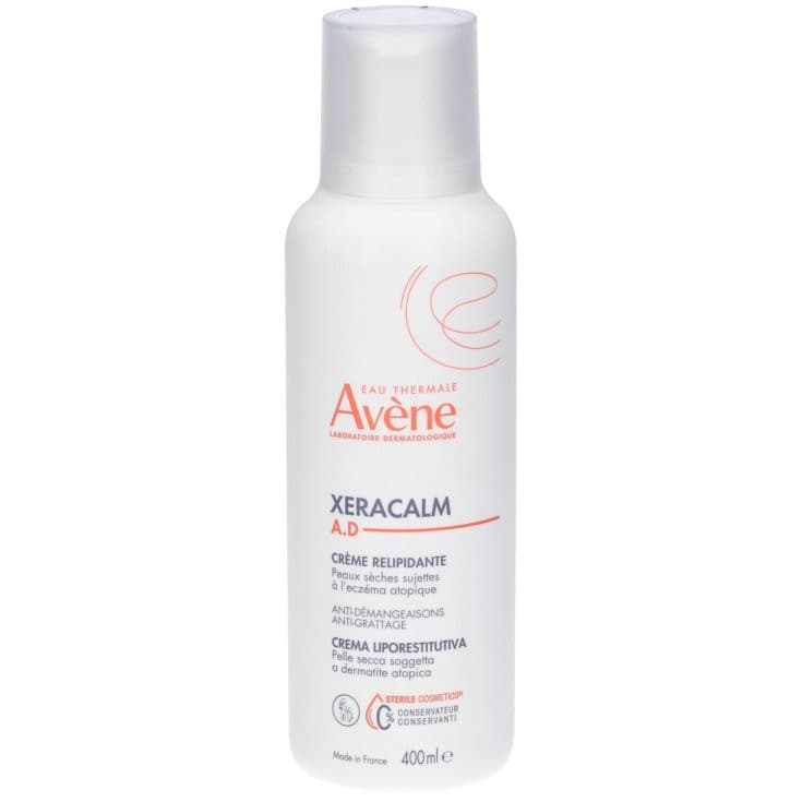 XeraCalm A.D. Crema Liporestitutiva Idratante e Lenitiva per Pelle Secca 400ml - Avène