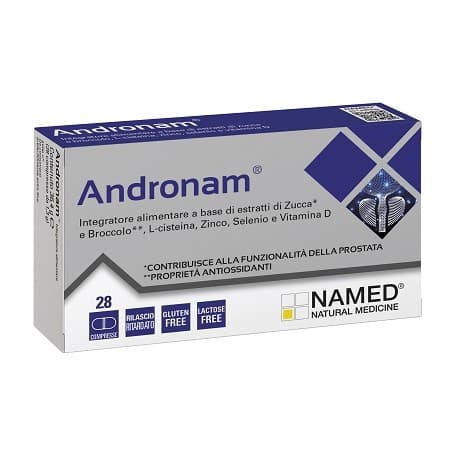 Andronam Integratore Prostata e Vie Urinarie 28 Compresse - NAMED