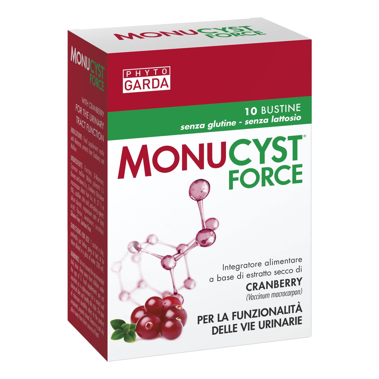 Monucyst Force Integratore Vie Urinarie 10 Bustine - NAMED