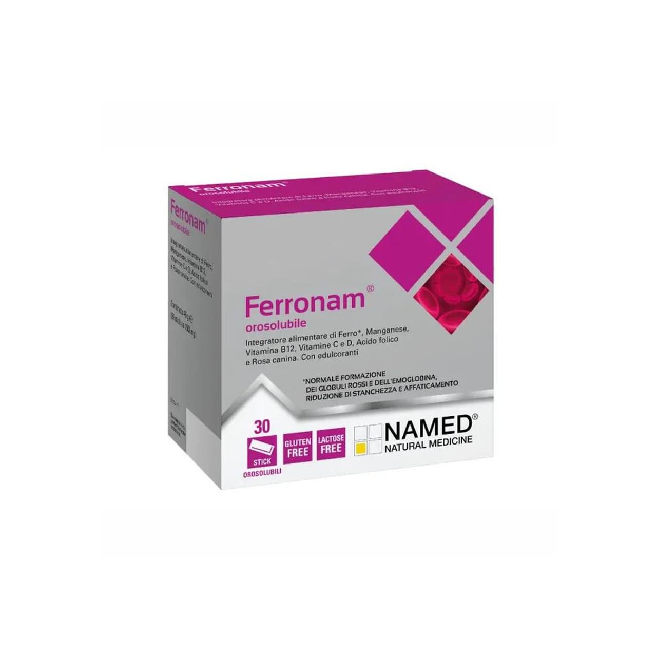Ferronam Orosolubile Integratore di Ferro, Vitamine e Manganese - Named