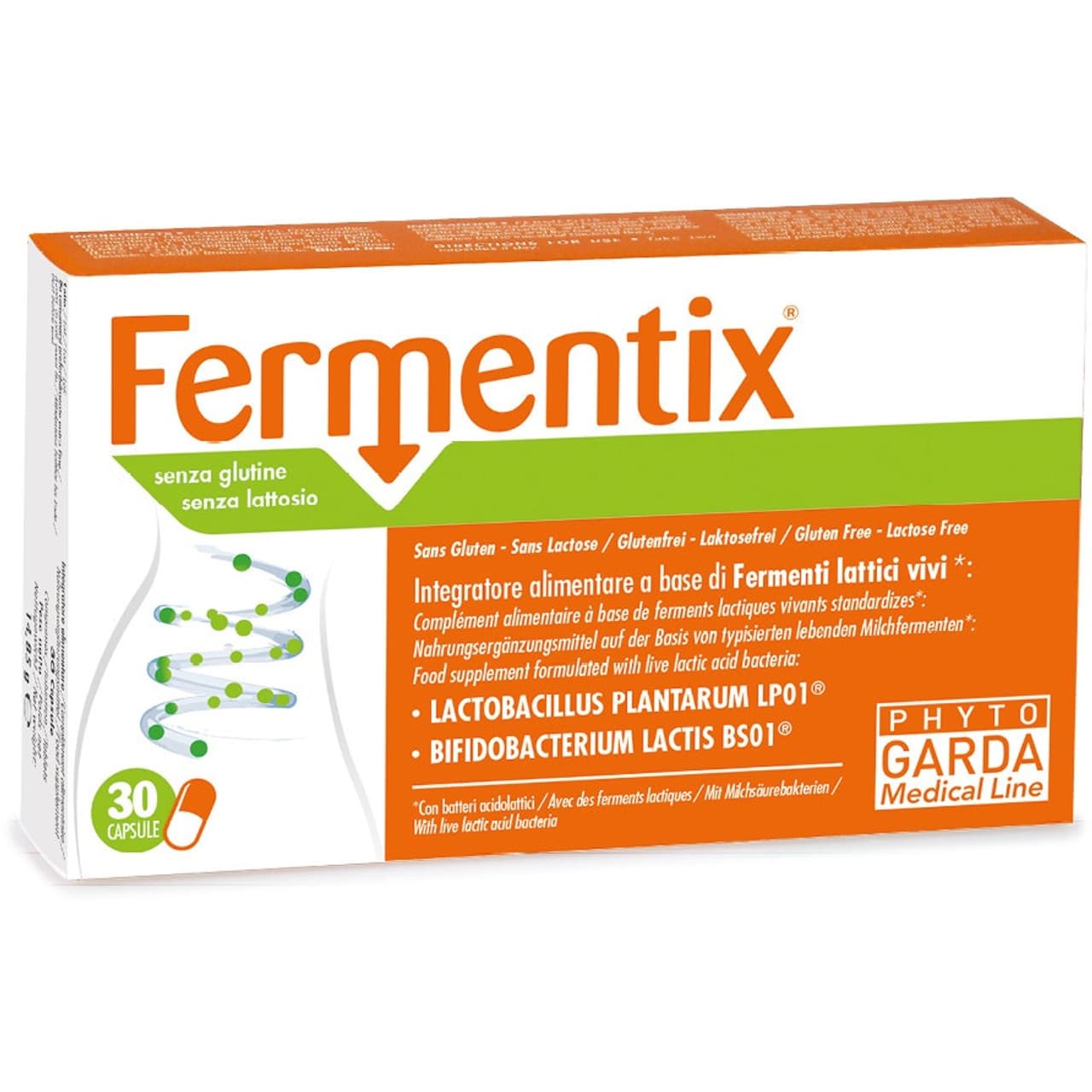 Fermentix Integratore Alimentare per Flora Intestinale 30 Capsule - Fermentix