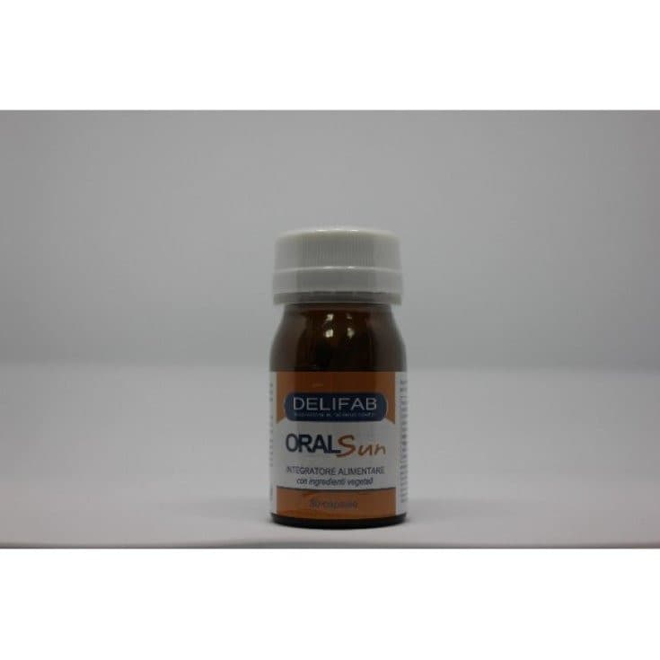 Delifab Oral Sun Integratore Alimentare per Protezione Solare 30 Capsule - Elifab