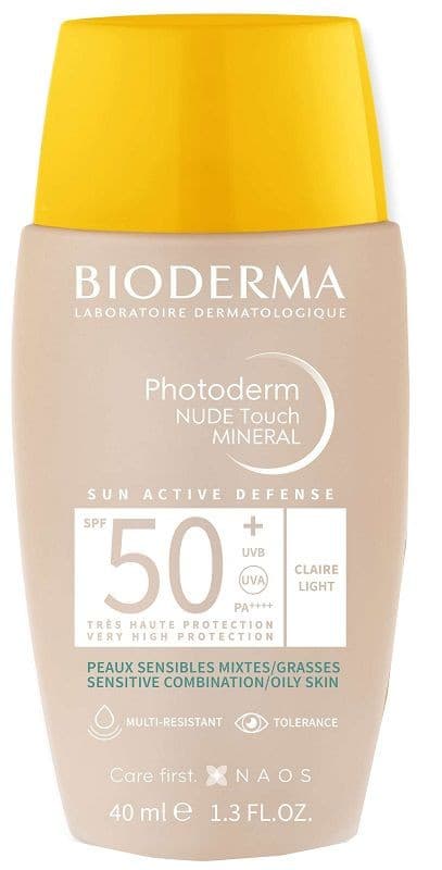 Photoderm Nude Touch Claire SPF50+ 40ml - Bioderma