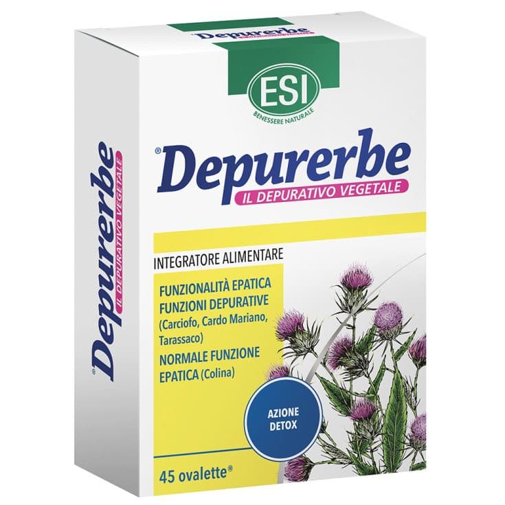 Depurerbe Integratore Funzione Epatica 45 Ovalette - ESI