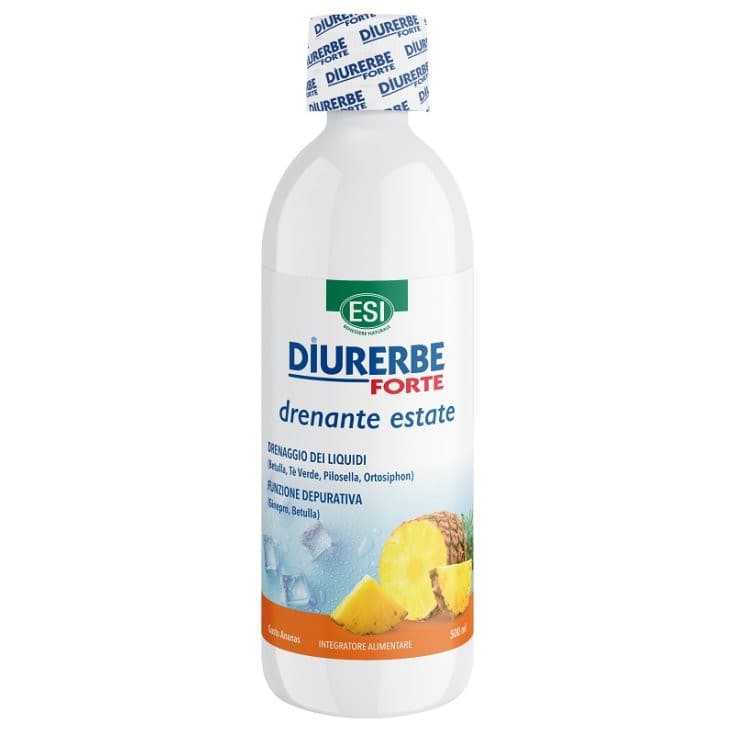 Diurerbe Forte Dren Integratore Ananas 500ml - ESI