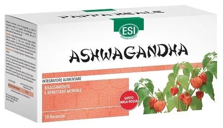 Ashwagandha ESI Integratore Tonico Adattogeno 10 Flaconcini - ESI