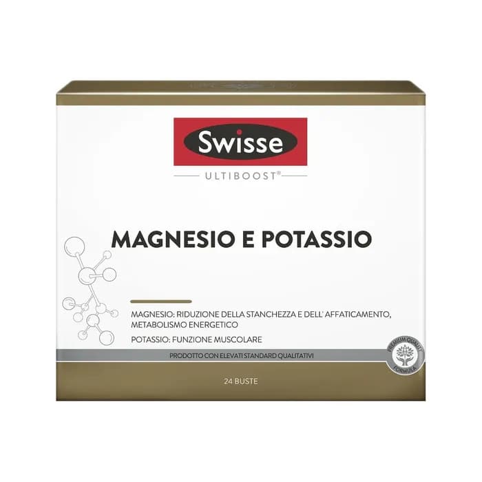 Swisse Magnesio e Potassio Integratore Sali Minerali - 24 Buste