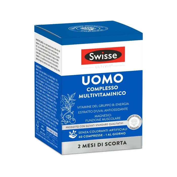 Multivitaminico Uomo 60 Compresse - Swisse