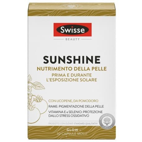 Swisse Sunshine Integratore per Preparare la Pelle al Sole 30 Capsule - Swisse