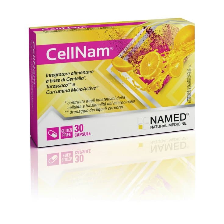 CellNam Integratore Alimentare Contrasto Cellulite 30 Capsule - NAMED