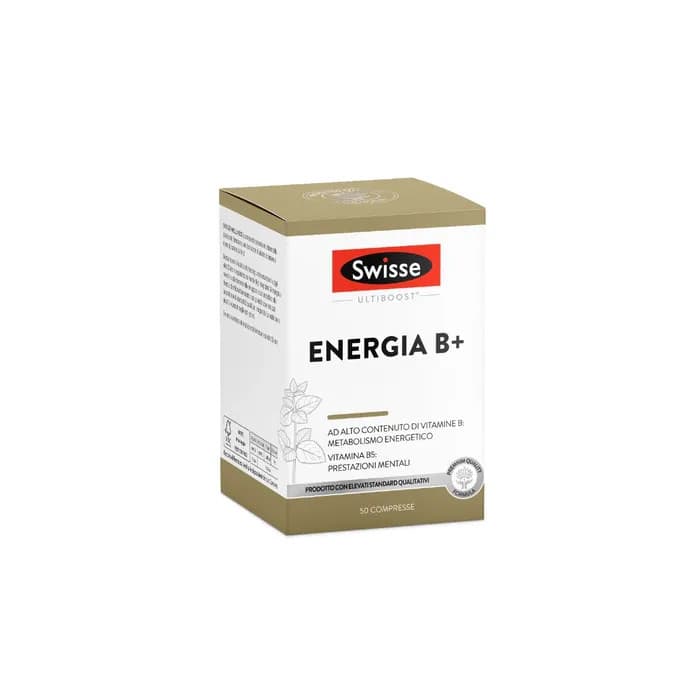 Swisse Energia B+ Integratore Multivitaminico per Energia e Metabolismo 50 Compresse - Swisse