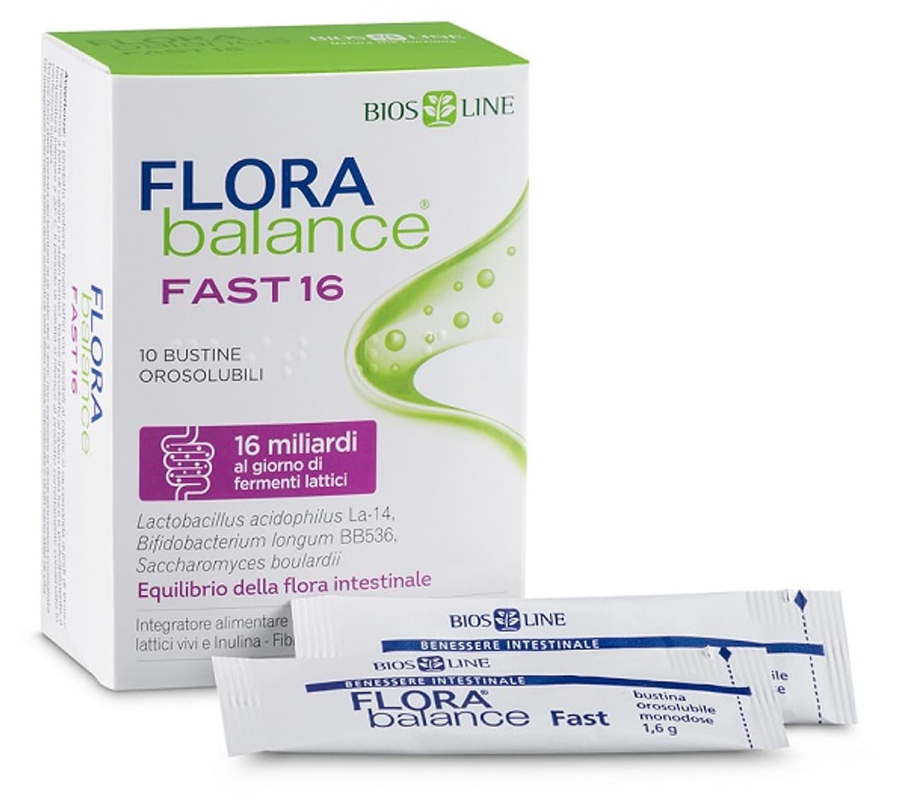 Florabalance Fast Integratore Riequilibrio Flora Intestinale 10 Bustine - Flora Balance