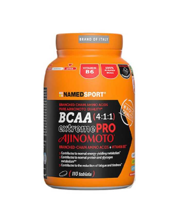 BCAA 4:1:1 ExtremePro Integratore con Vitamina B6 110 Compresse - NAMED