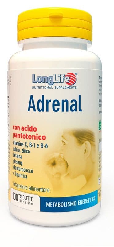 Adrenal Longlife Integratore alimentare 100 Tavolette - Longlife