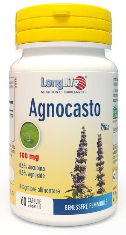 Agnocasto Longlife Integratore Benessere Donna 60 Capsule Vegetali - LONGLIFE