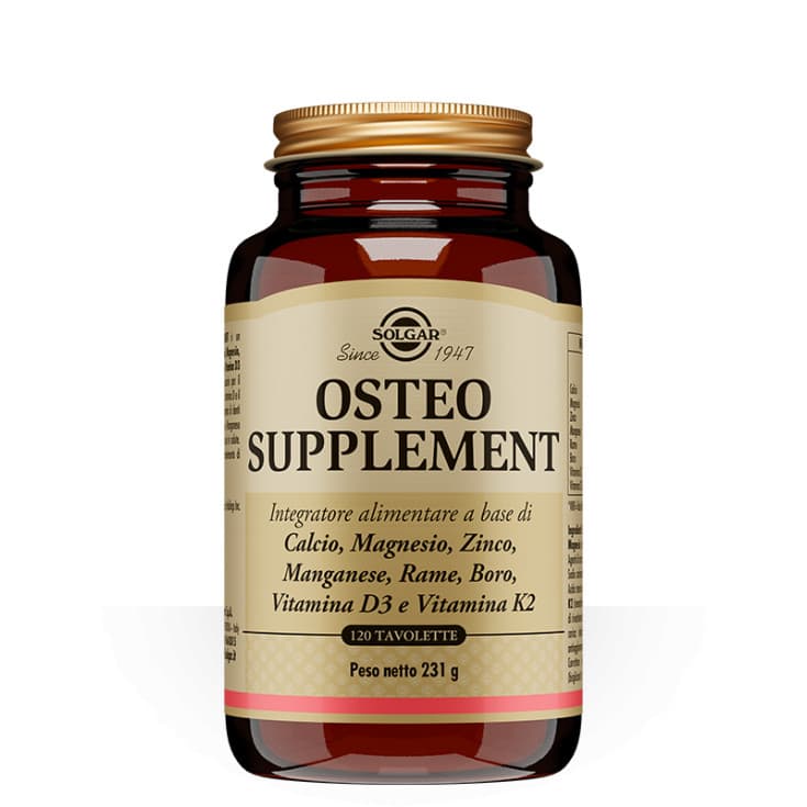 Osteo Supplement Integratore per Ossa e Denti 120 Tavolette - Solgar