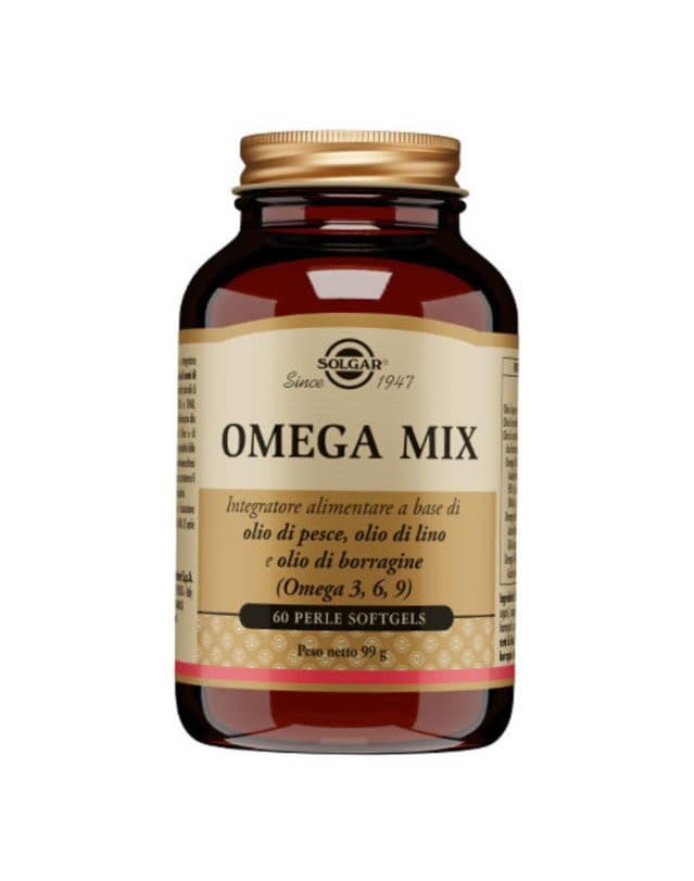 Omega Mix Integratore Omega 3 6 9 60 Perle - Solgar