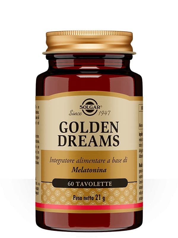Golden Dreams Integratore Melatonina 60 Tavolette - Solgar