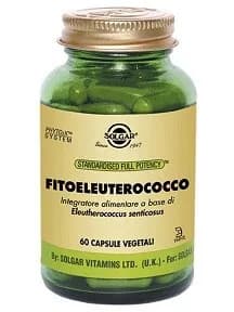 Fitoeleuterococco Integratore per Memoria 60 Capsule Vegetali - Solgar