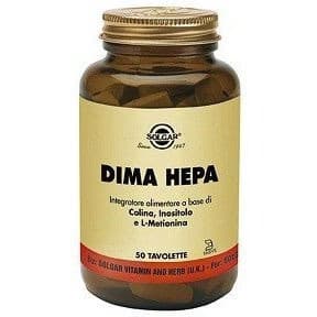 Dima Hepa Integratore per Funzione Epatica 50 Tavolette - Solgar