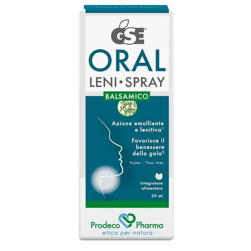 Oral Leni Spray Balsamico per Gola Irritata 20ml - GSE