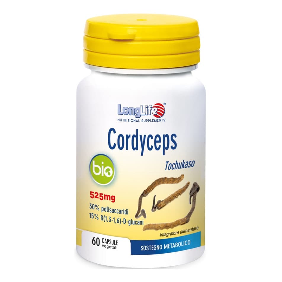 Cordyceps Bio LongLife Integratore Supporto Metabolico 60 Capsule - LONGLIFE