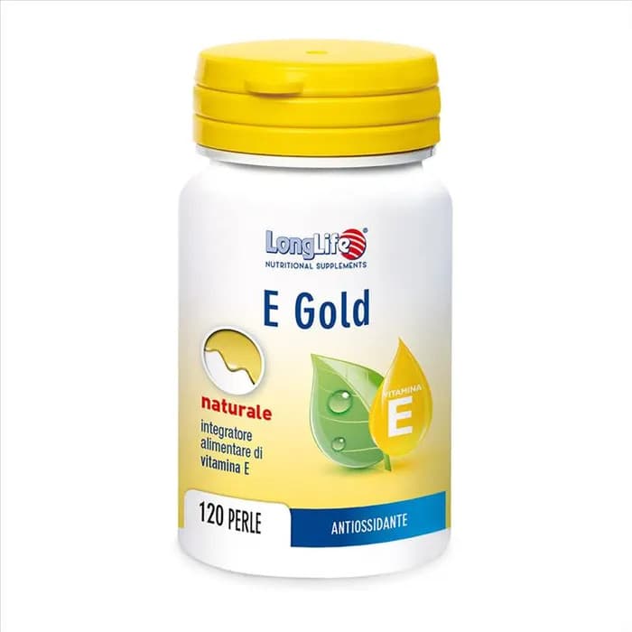 Longlife E Gold 90 U.I. Integratore Vitamina E 120 Perle - Longlife