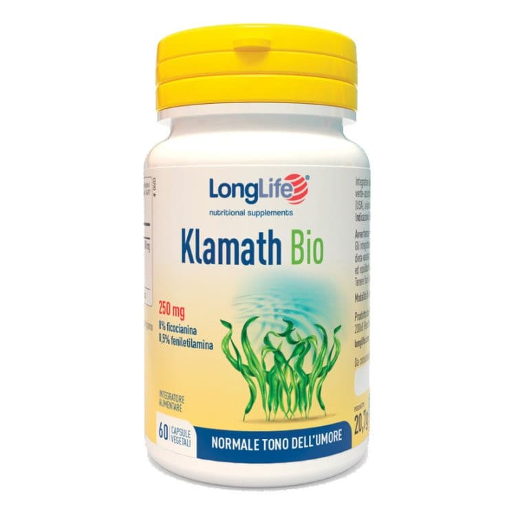 Klamath Bio Integratore Tono dell'Umore 60 Capsule - LongLife
