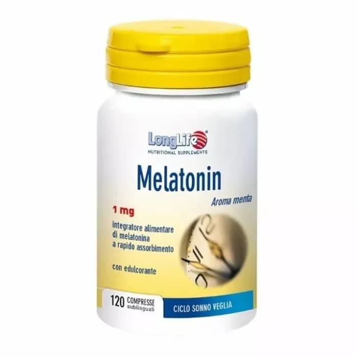 Melatonina 1mg Aroma Menta 120 Tavolette - Longlife