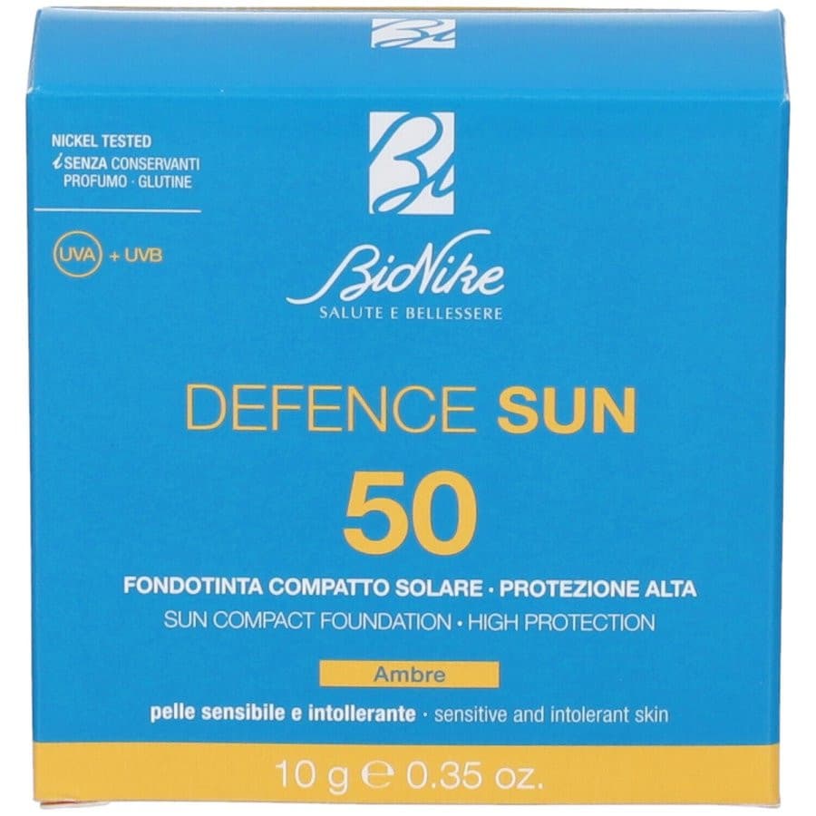 Bionike Defence Sun 50 Fondotinta Compatto N1 Ambra - Bionike