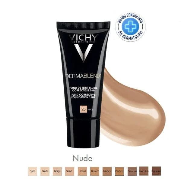 Dermablend Fondotinta Fluido Correttore Viso 25 Nude SPF25 - Vichy